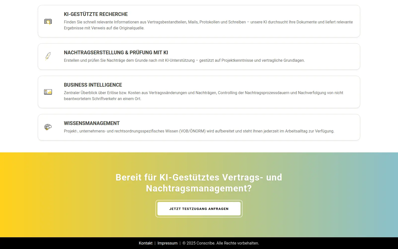Conscribe Workflow