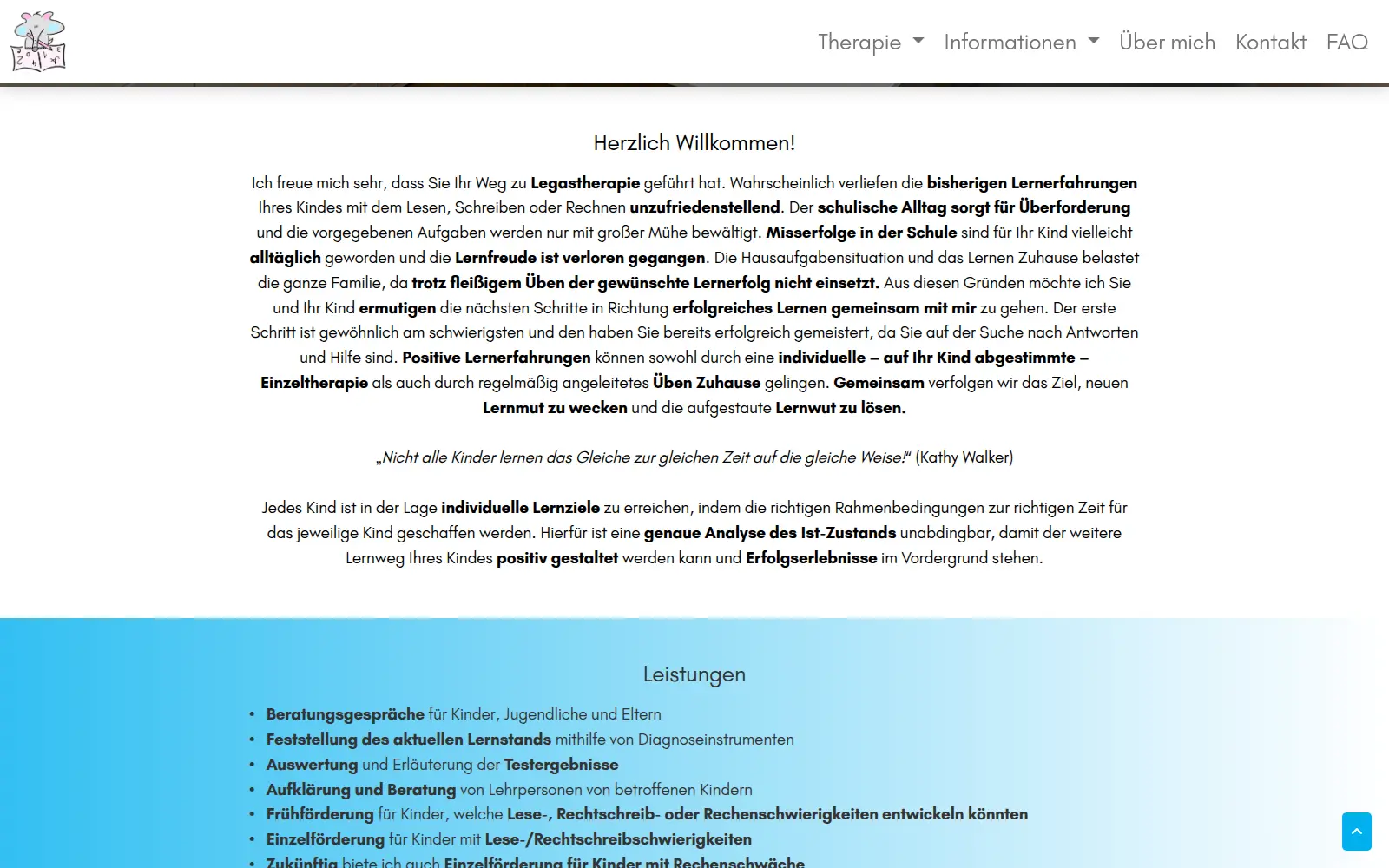 Über mich Legastherapie