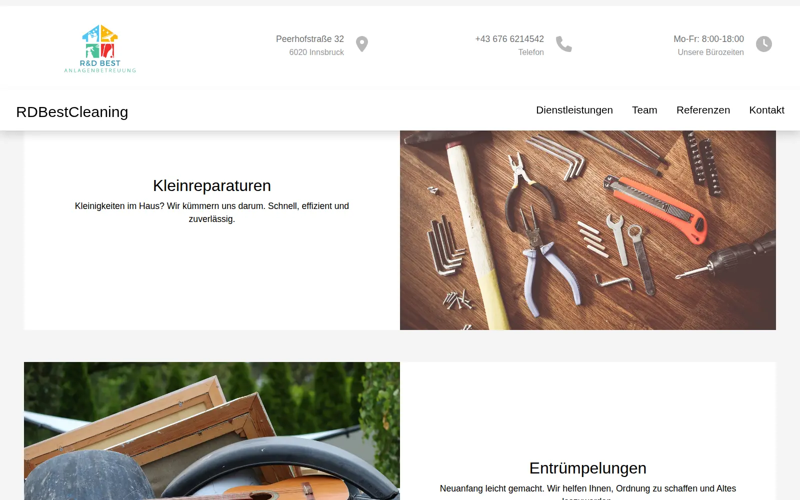 Kontakt Ansicht
