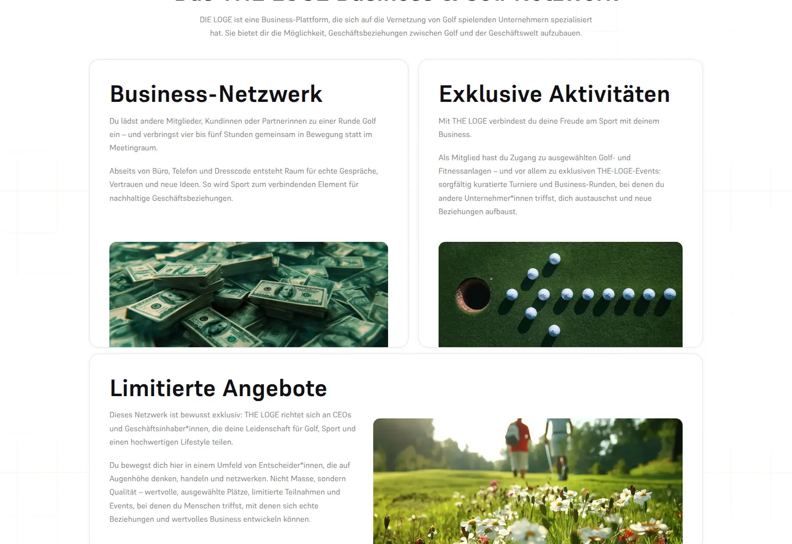 THE LOGE Business Netzwerk Sektion